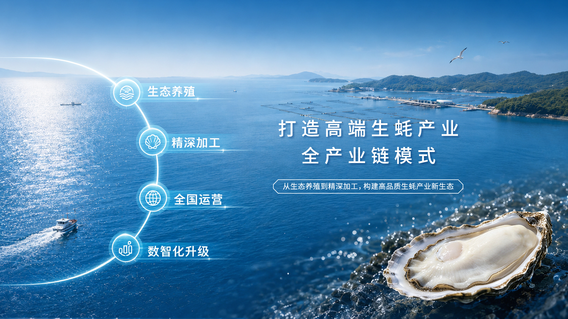 灯塔水母高端生蚝全产业链模式